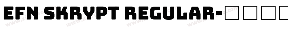 EFN Skrypt Regular字体转换